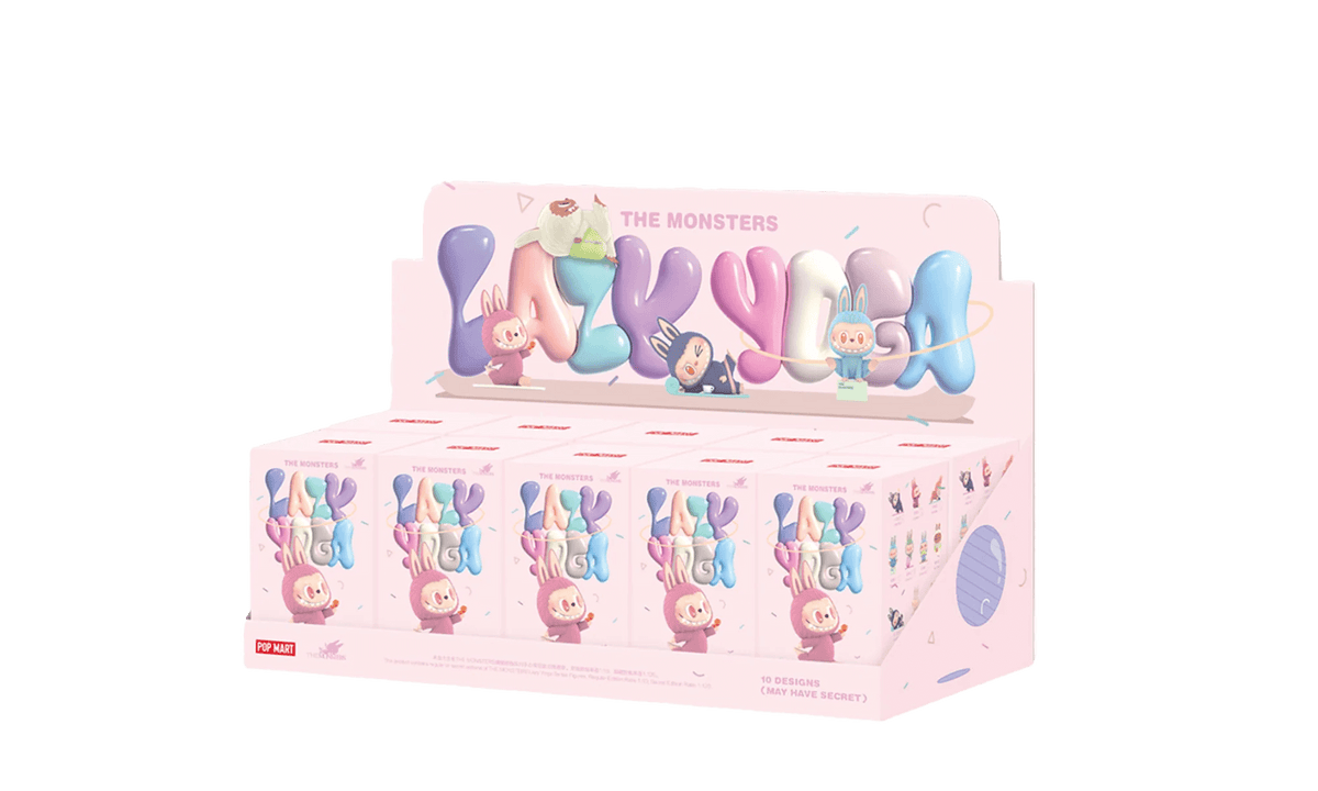 Pop Mart Labubu The Monsters Lazy Yoga Series Figures Sealed Case