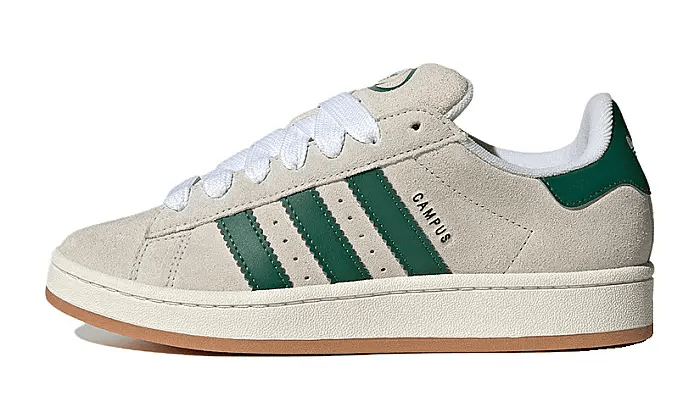 adidas Campus 00s Crystal White Dark Green - Secured Stuff