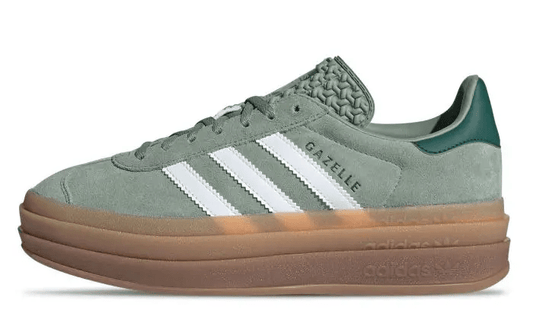 adidas Gazelle Bold Silver Green White - Secured Stuff