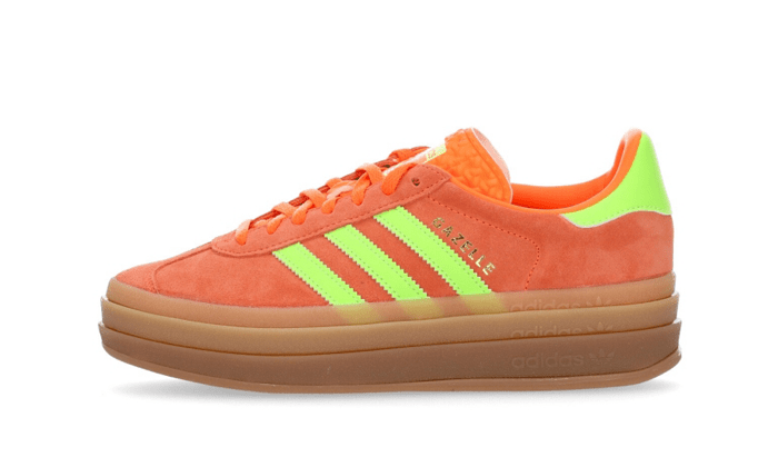 adidas Gazelle Bold Solar Orange Solar Green - Secured Stuff