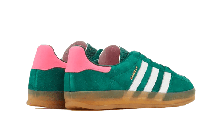 Adidas Gazelle Indoor Collegiate Green Lucid Pink - Secured Stuff