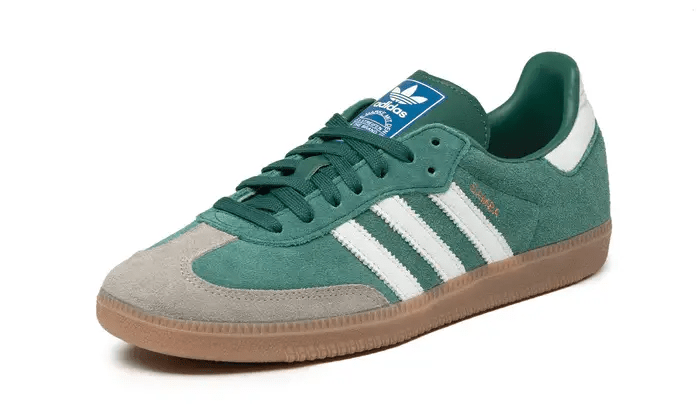 adidas Samba OG Collegiate Green Gum Grey Toe - Secured Stuff