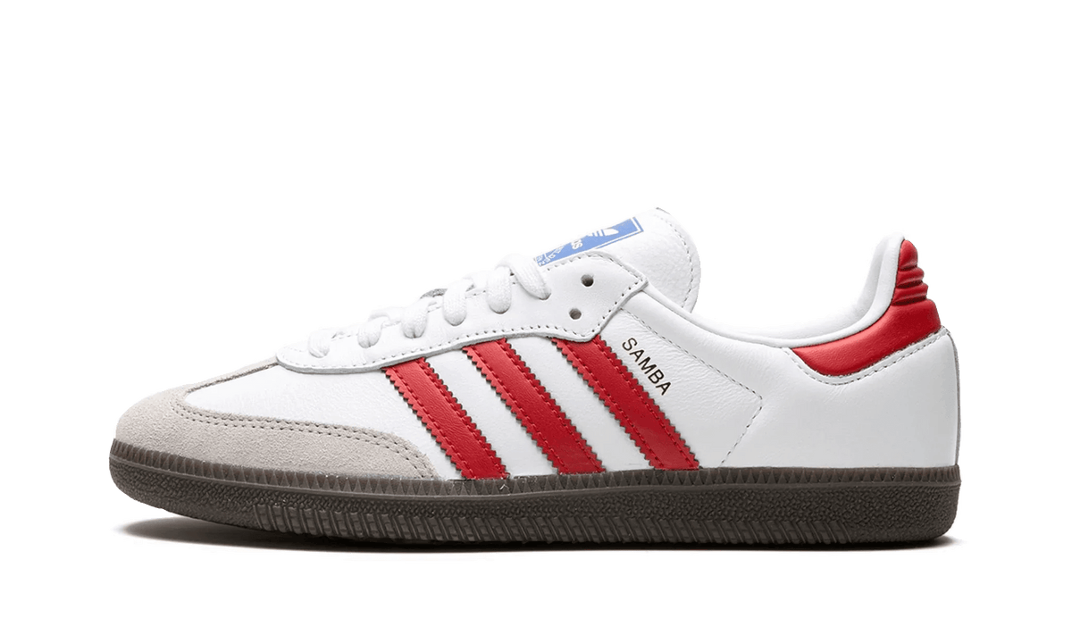 Adidas Samba OG White Better Scarlet - Secured Stuff