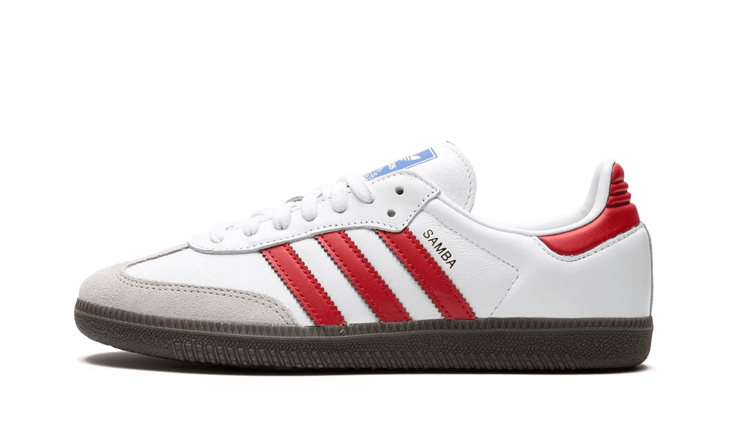 Adidas Samba OG White Better Scarlet - Secured Stuff