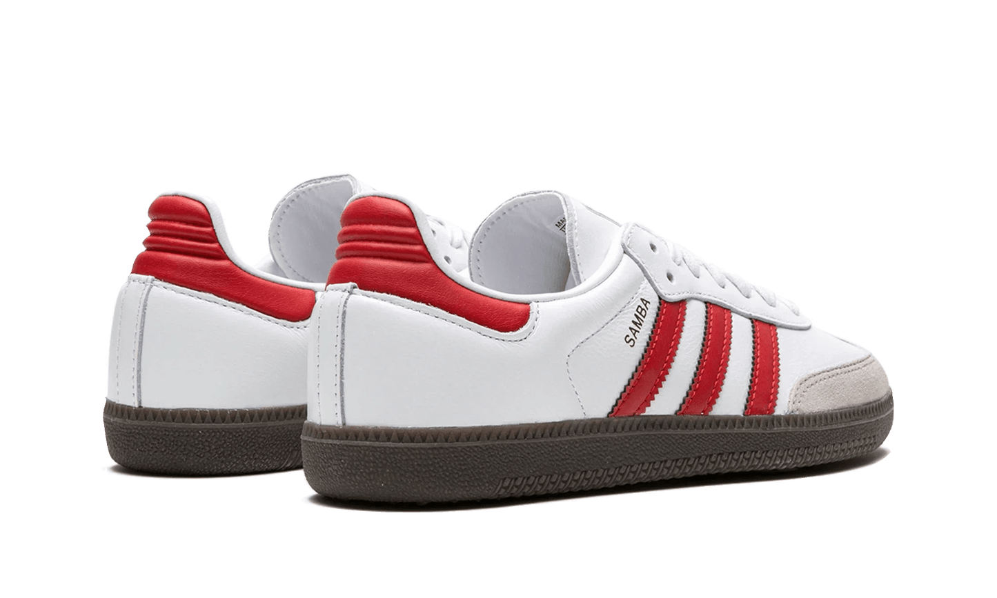 Adidas Samba OG White Better Scarlet - Secured Stuff