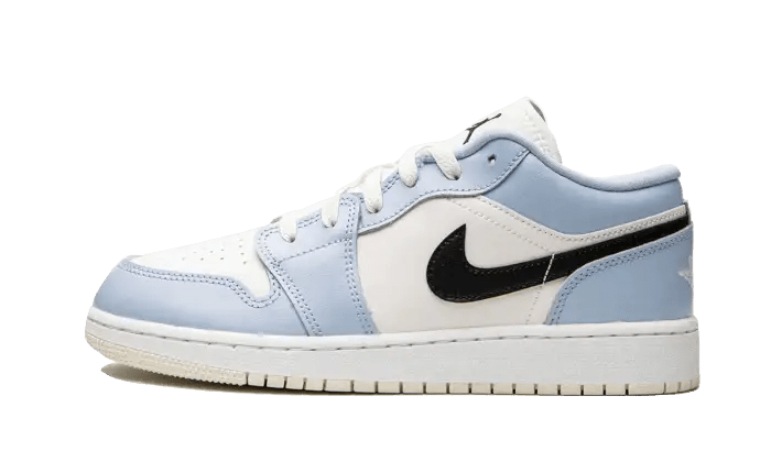 Air Jordan 1 Low Ice Blue Black - Secured Stuff