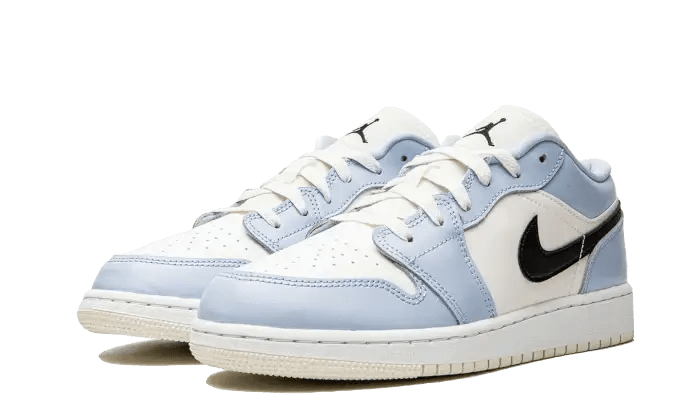 Air Jordan 1 Low Ice Blue Black - Secured Stuff