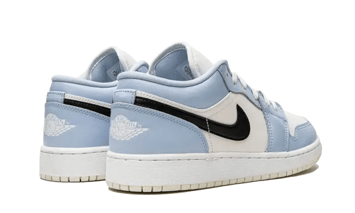 Air Jordan 1 Low Ice Blue Black - Secured Stuff