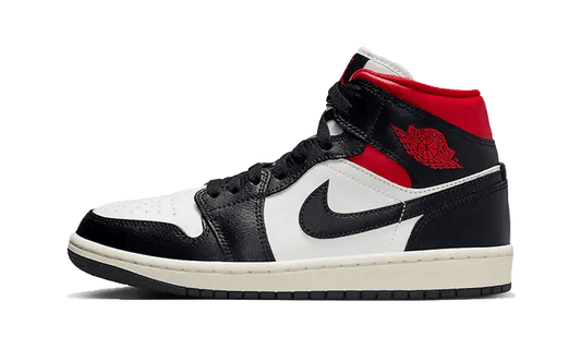 Air Jordan 1 Mid Black Gym Red - Secured Stuff