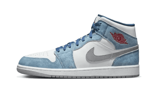 Air Jordan 1 Mid French Blue Fire Red - Secured Stuff