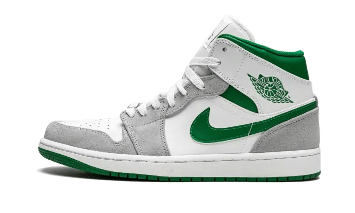 Air Jordan 1 Mid Grey Green - Secured Stuff