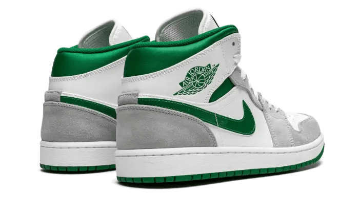 Air Jordan 1 Mid Grey Green - Secured Stuff