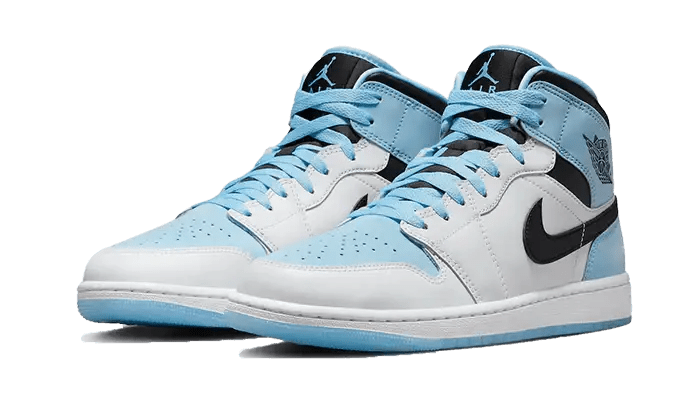 Air Jordan 1 Mid SE Ice Blue Black - Secured Stuff