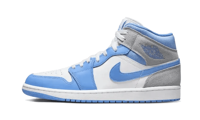 Air Jordan 1 Mid University Blue Grey - Secured Stuff