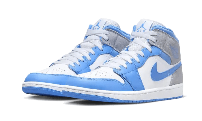 Air Jordan 1 Mid University Blue Grey - Secured Stuff