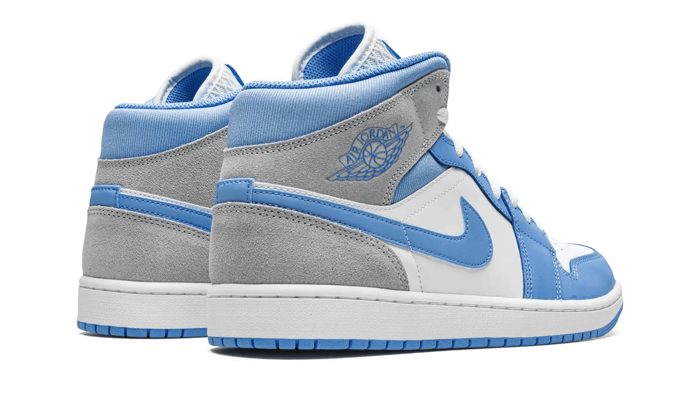 Air Jordan 1 Mid University Blue Grey - Secured Stuff