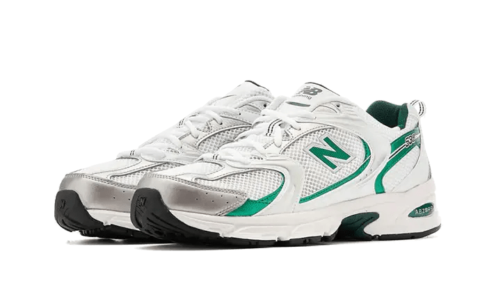 New Balance 530 White Nightwatch Green - Secured Stuff