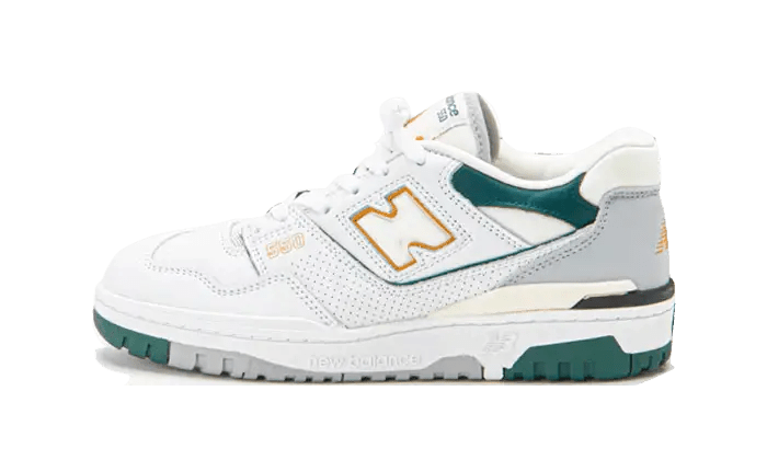 New Balance 550 White Nightwatch Green - Secured Stuff