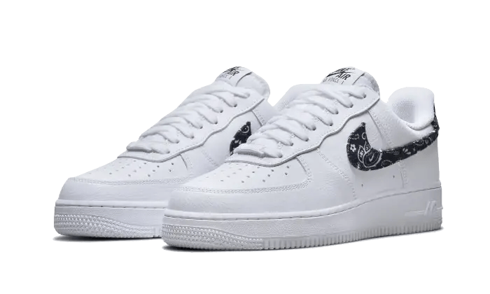 Nike Air Force 1 Low '07 Essential White Black Paisley - Secured Stuff