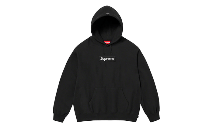 Supreme Box Logo Hooded Sweatshirt Black (FW23) - Secured Stuff