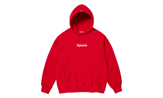 Supreme Box Logo Hooded Sweatshirt Red (FW23) - Secured Stuff